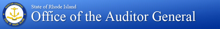 Header graphic with Office of the Auditor General and agency logo